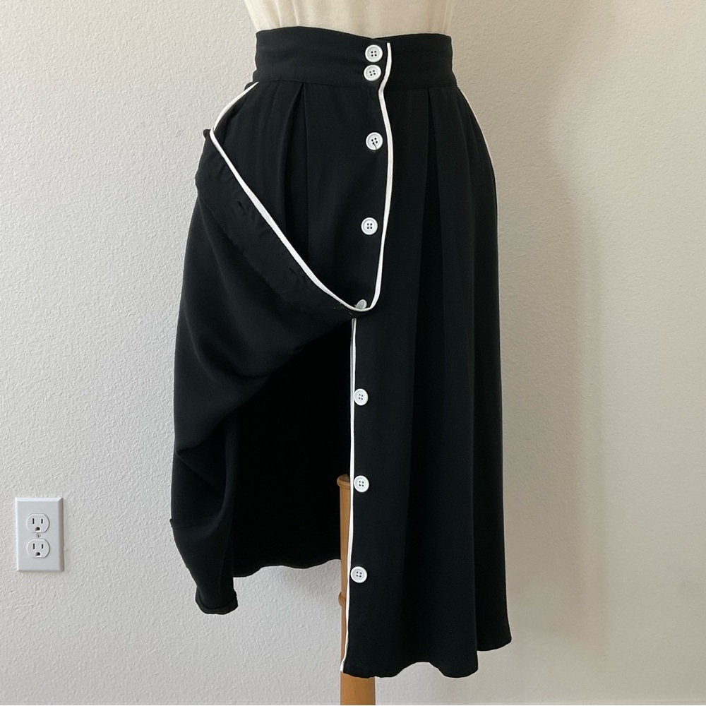 ModCloth Intelligent Involvement Button Front Skirt S - Picture 7 of 14
